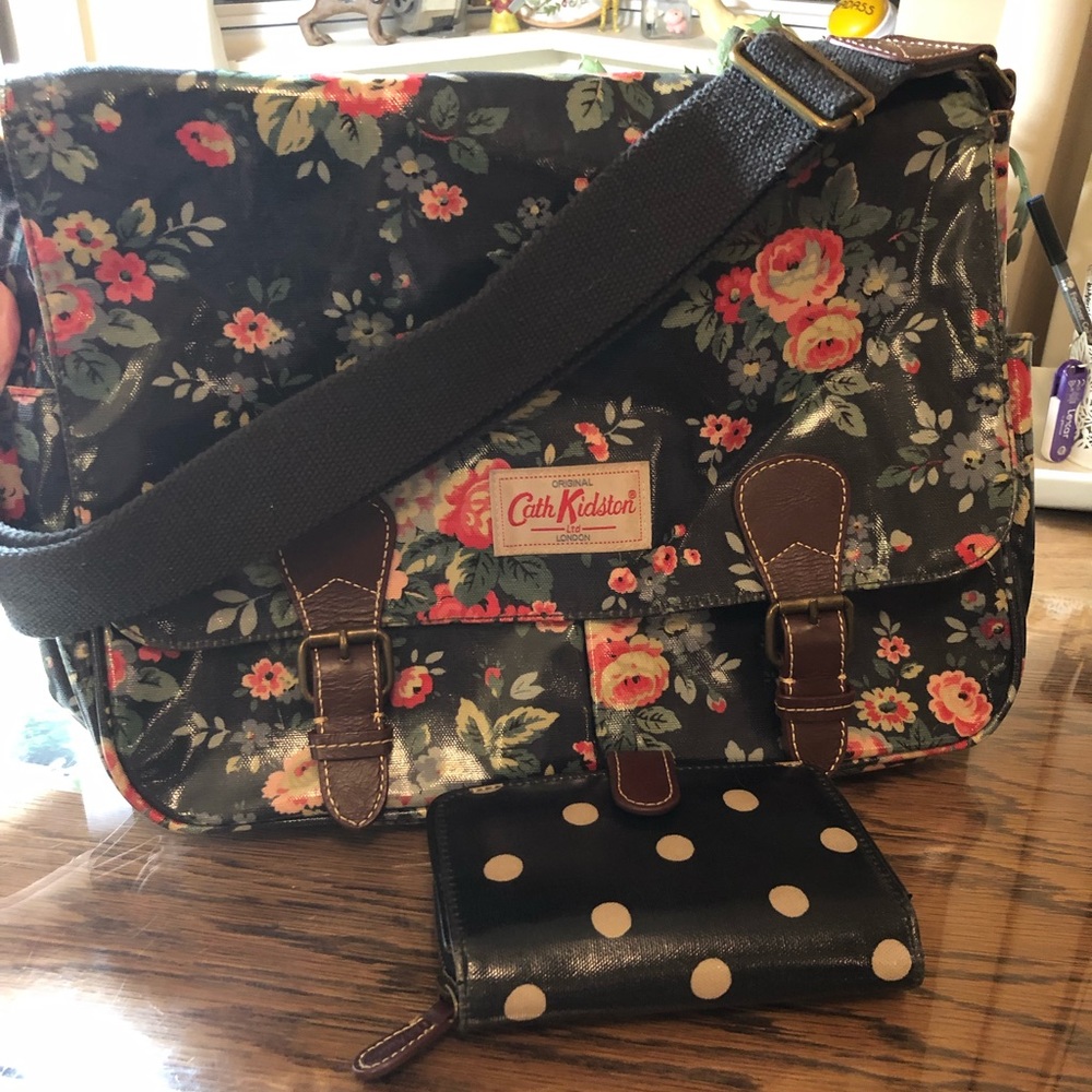 Cath Kidston floral satchel bag
